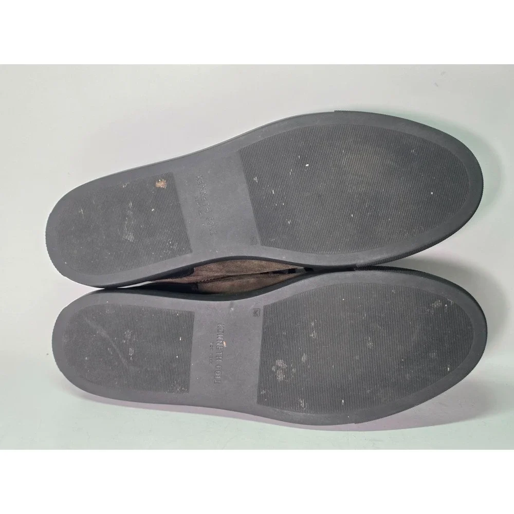 Kenneth Cole New York Men's Sneakers Size 11.5 Black Green Leather Suede Shoes‎